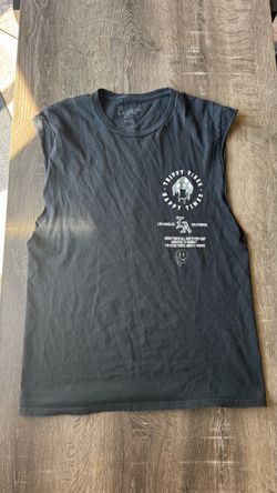 Trippy Vibes Happy Times Sleeveless Graphic Tee