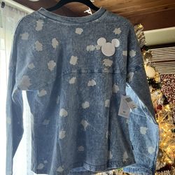 Walt Disneyland Spirit Jersey Denim Style Youth Size X-Large New with Tag
