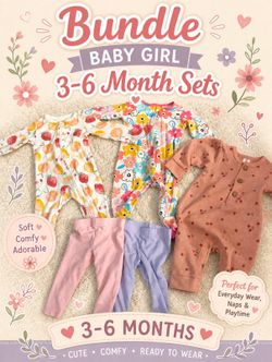 👶💖 Baby Girl 3–6 Month Clothing Bundle (5 pieces) 💖👶
