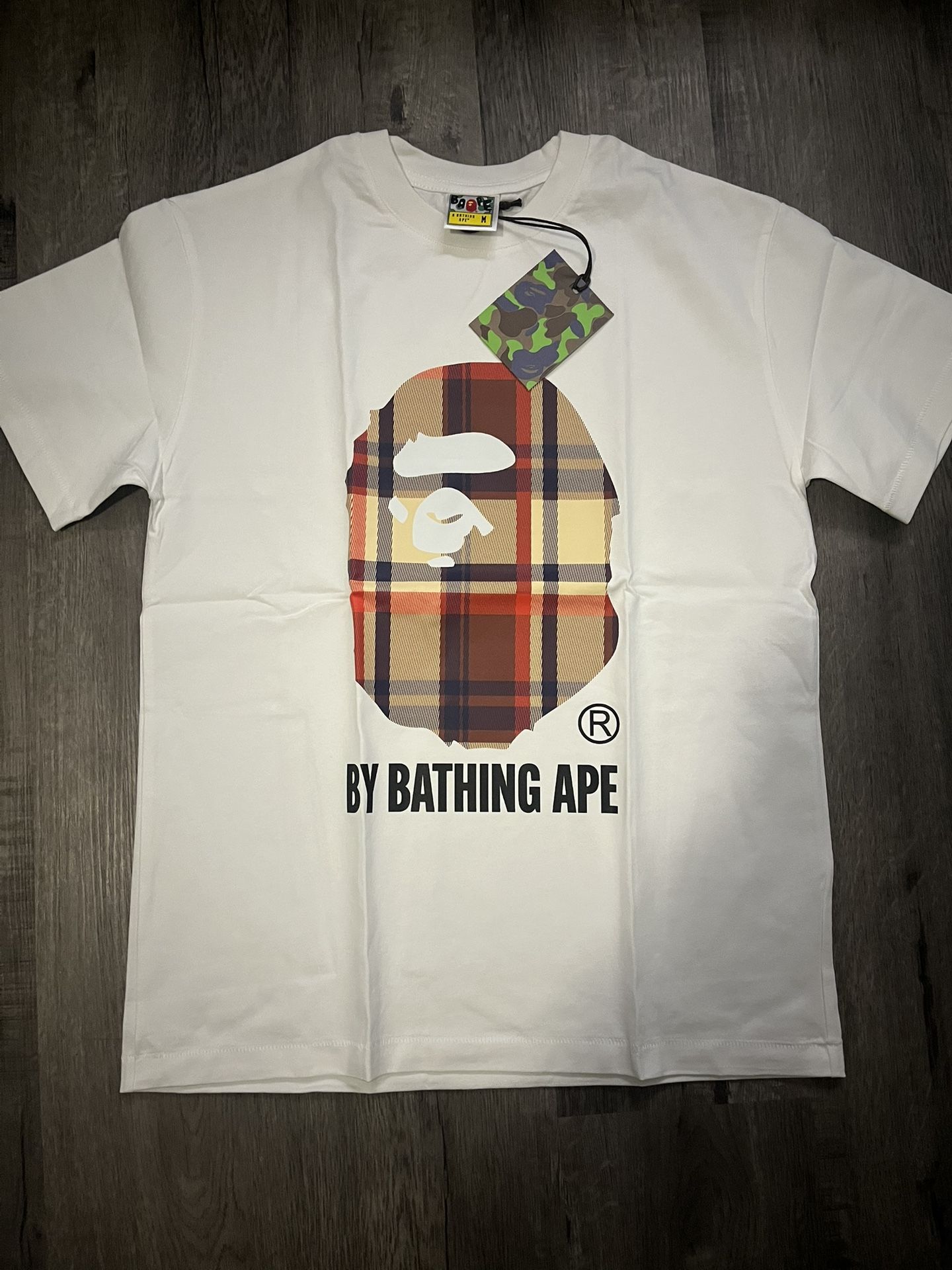White Burberry Bape