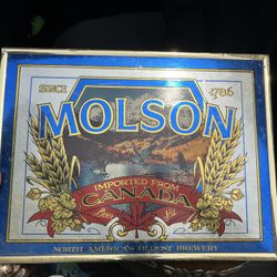 Molson beer wall decoration