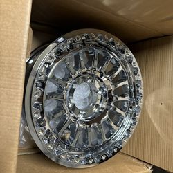  Chrome Plated KMC Wheels 18x9