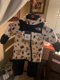 6-12 month baby north face puffer/snowsuit