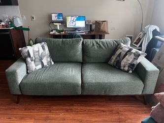 Green Fabric Couch