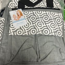 Diaper bag --Grey