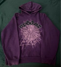 Sp5der Purple Hoodie