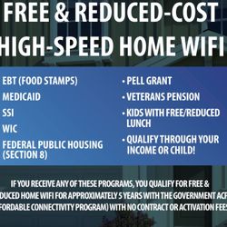 Free Home Internet/ Wi-Fi - No Credit Required 
