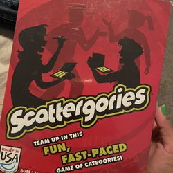 Scattergories Board Game