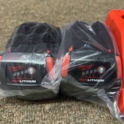 M18 18-Volt Lithium-Ion XC Starter Kit with Two 5.0Ah Batteries and Charger