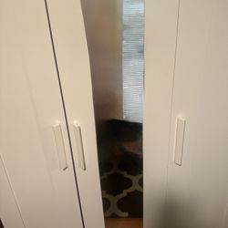 IKEA storage wardrobe with mirror -fully assembled.