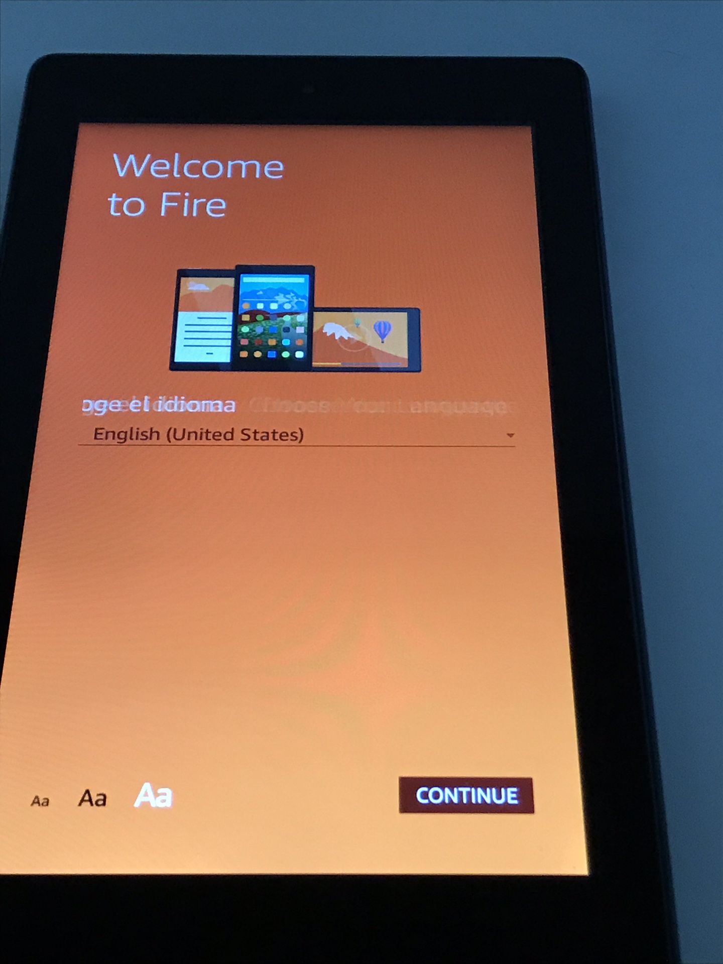 NWOT 8 INCH AMAZON FIRE TABLET