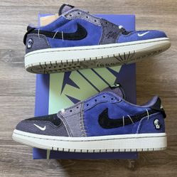 Brand New Jordan 1 Low Zion Williamson Voodoo Alternate Size 7.5 Mens 