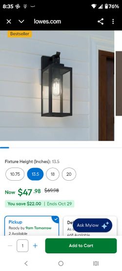 Brand New 2 Outdoor Lights