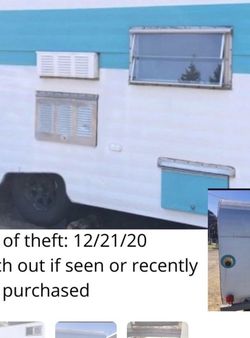 1964 Aladdin Genie Travel Trailer -STOLEN