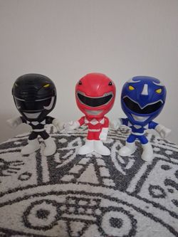 Mighty Morphin Power Rangers Mini figures set of 3