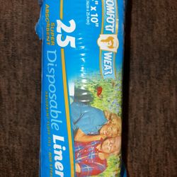 Adult Disposable Liners - 5 Packs 