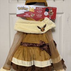 Super High Quality Authentic Pokémon Eevee Costume XS 3-4 Year $129 Retail 