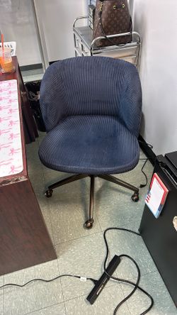 Blue Office Chair Rolling Chair 