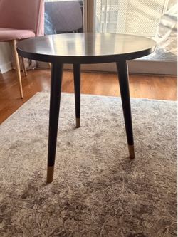 Small Black Side Table