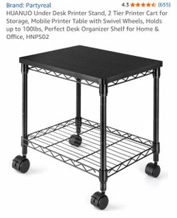 Used Printer Cart for Smaller Printer