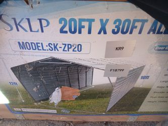 20ft x 30ft Carport