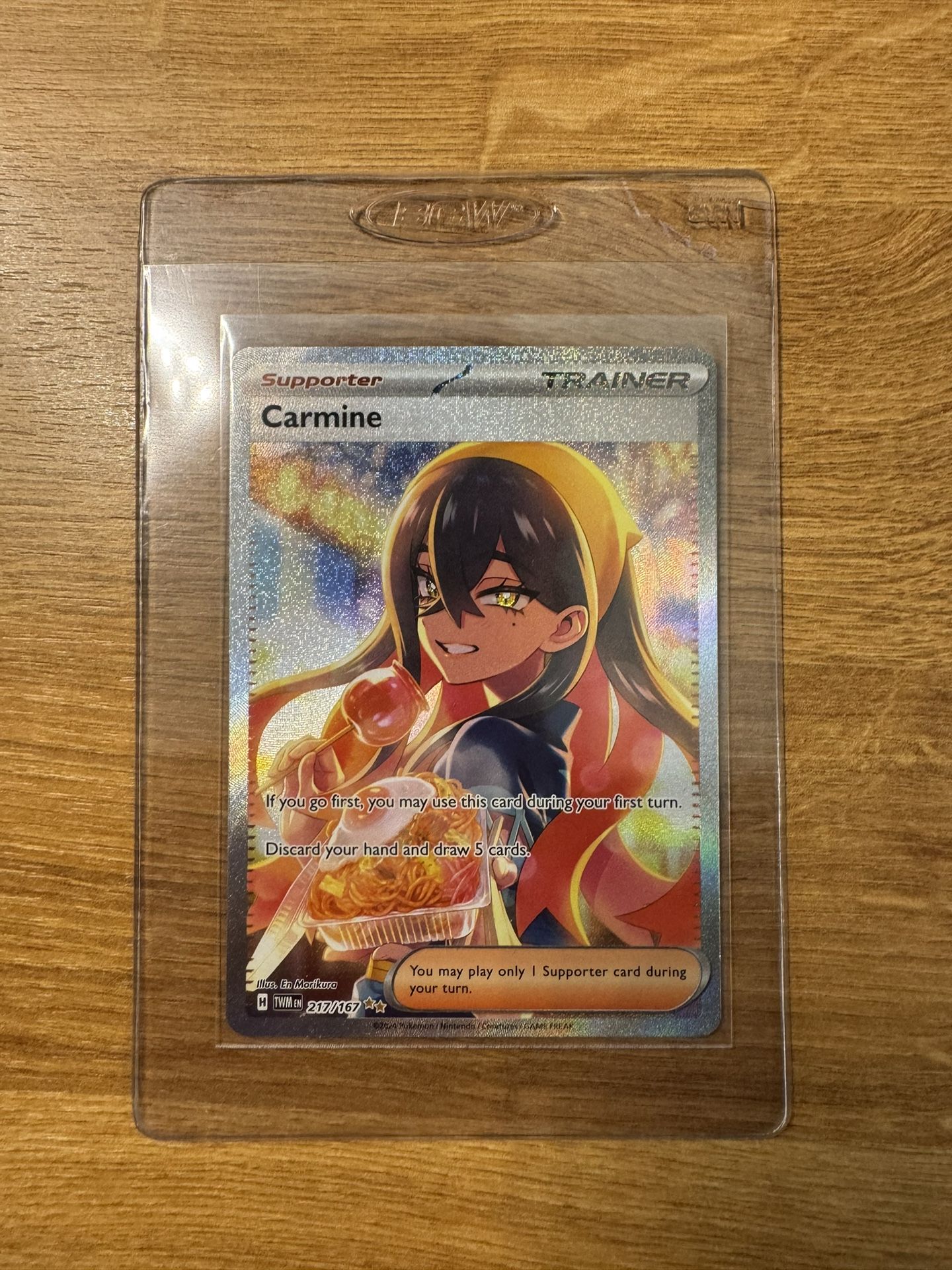 Pokemon Card - Carmine SIR 217/166 Twilight Masquerade