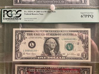 Brand New Star Note Gem Graded