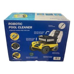 ROBOTIC POOL CLEANER CORDLESS HANDS-FREE VACUUM $129.99