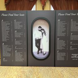 Custom guest list for weddings