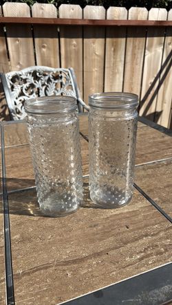 Glass jars