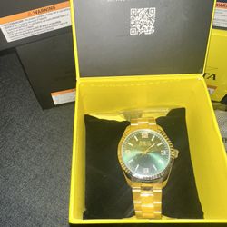 Invicta Specialty 43mm Gold Watch 