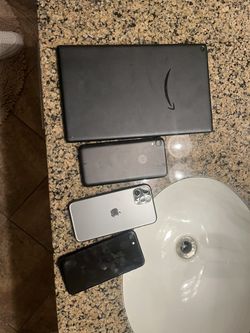 ELECTRONICS (AMAZON TABLET, IPHONES)