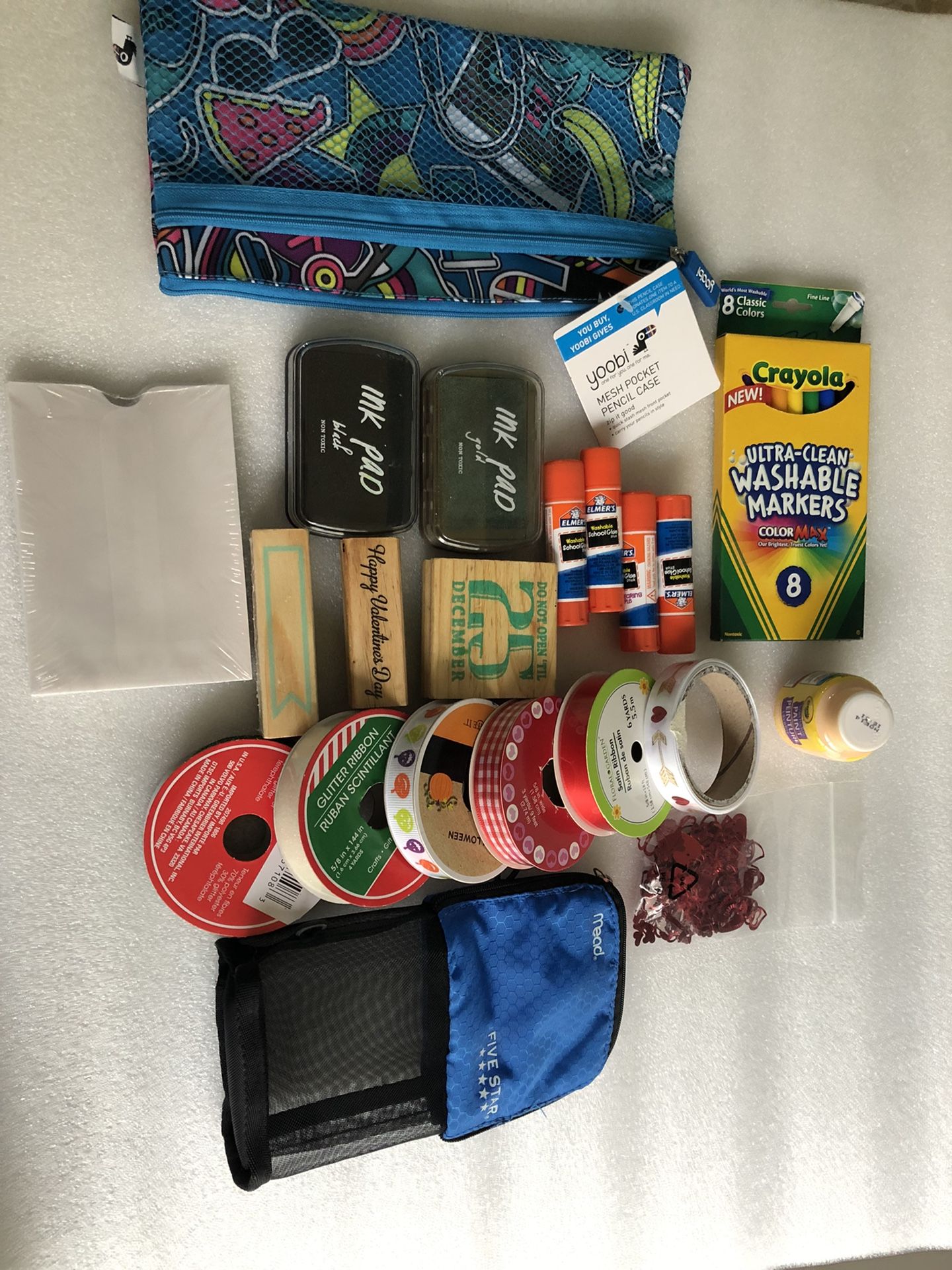 School and craft supplies