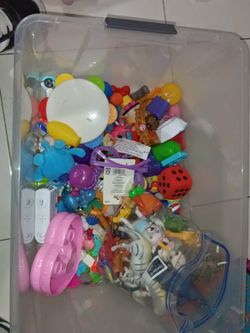 Box Of Kids Toys 