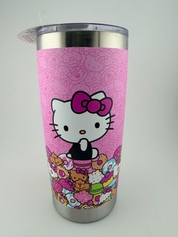 Hello Kitty Cafe Canada Exclusive Sanrio Stainless Tumbler Maple NWT