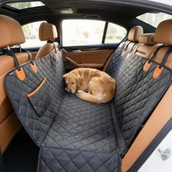 Car dog bed or hammock with cushion.
