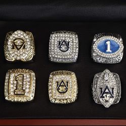 NCAA Auburn Tigers Championship Ring Set