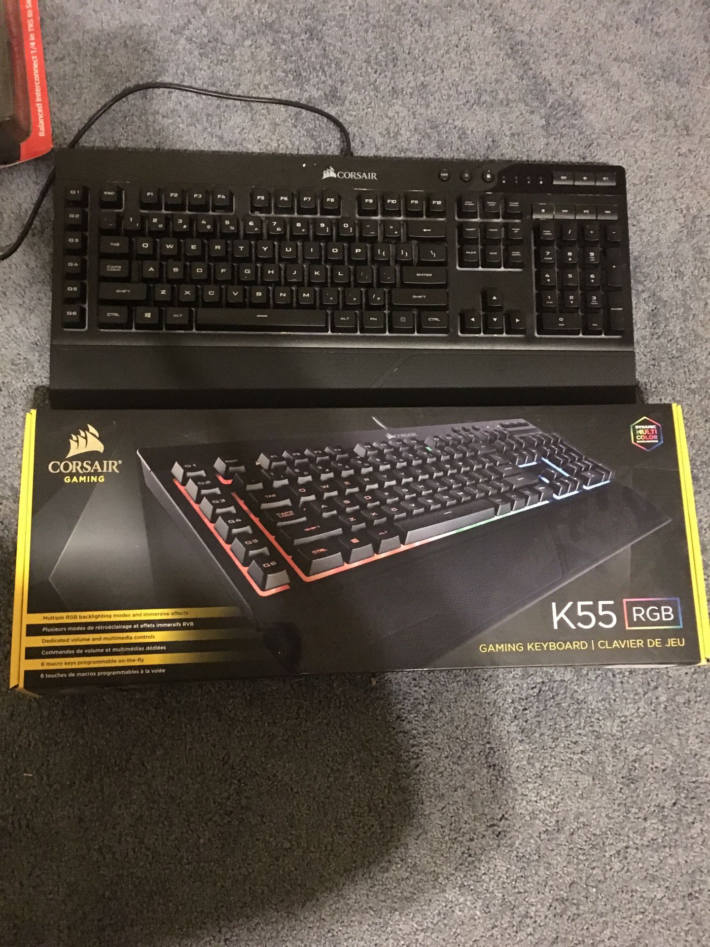 Corsair Gaming K55 RGB Gaming Keyboard