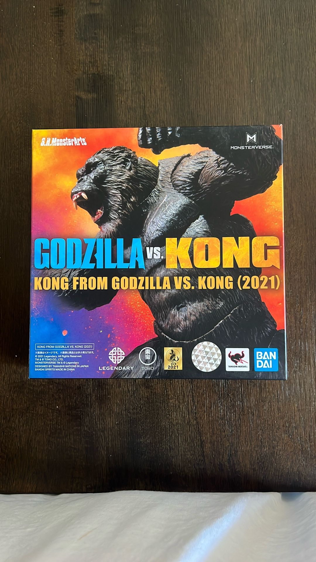 SH MONSTERARTS GODZILLA VS KONG KING KONG FIGURE