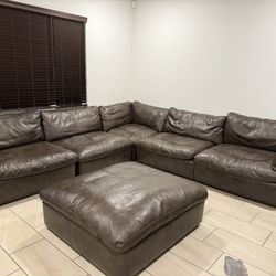 Leather Sectional From Living Spaces