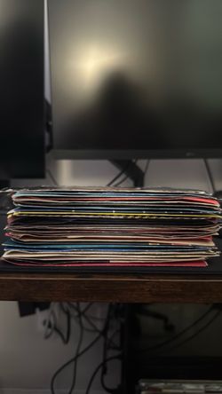 61 7” Records. Random Lot