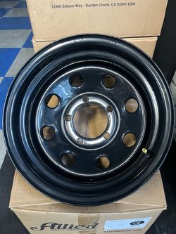 ALLIED 82-BLACK SOFT 8 WHEELS 15x10 5x5.5