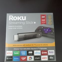 NEW/Unopened Roku Streaming Stick 4k/HDR/Dolby Voice Remote And TV Controls