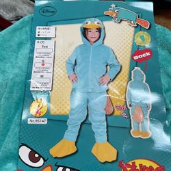 Nickelodeon Phineas & Ferb Perry The Platypus Costume.  Sells For $119 On Amazon!  Asking $50 Like New 