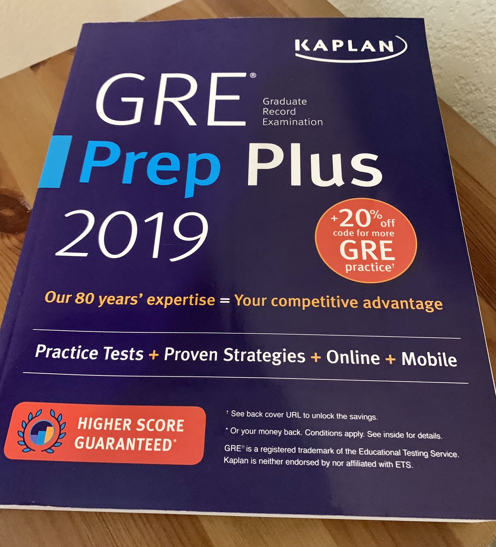 Kaplan GRE Prep Plus 