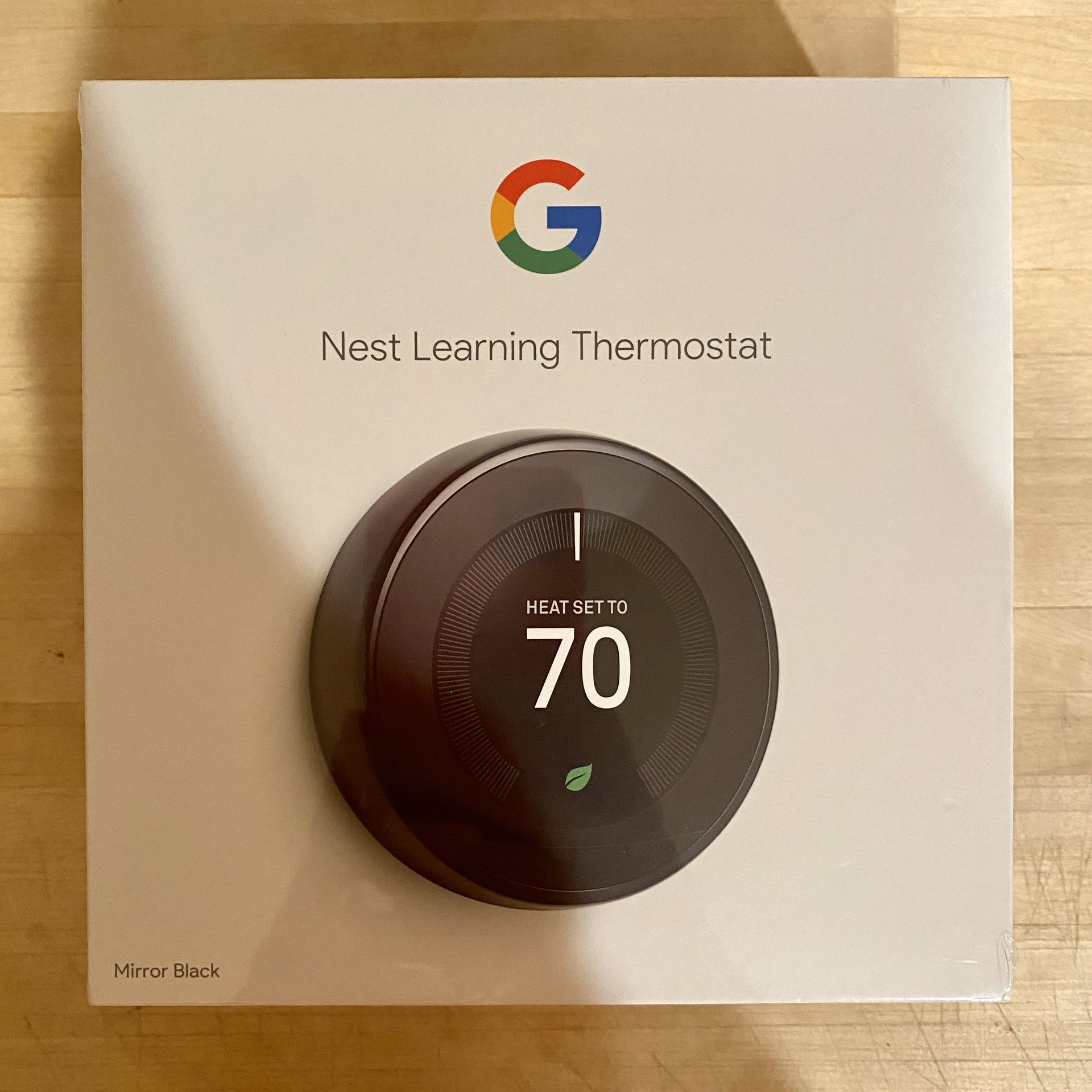 BRAND NEW Nest Learning Thermostat (Mirror Black) 3rd Generation