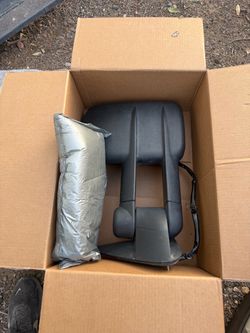 Black Vehicle Side Mirror Assembly