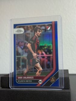 Topps Chrome Saba Lobjanidze Atlanta United Blue Refractor /150