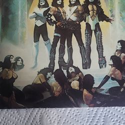 1977 KISS VINYL RECORD