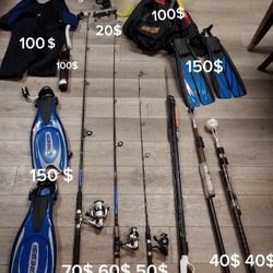  Scuba Diving Gear and Fishing Gear For Sale